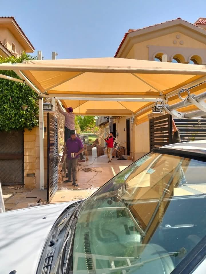 مشروع مظلات سيارات مميز