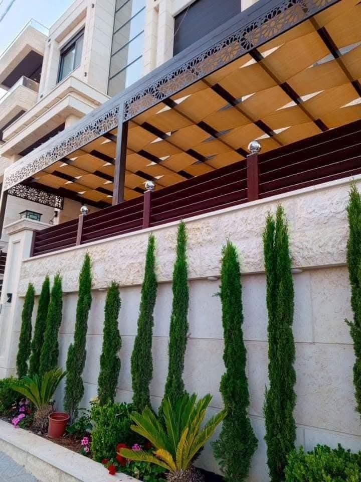 مشروع برجولات حديد مميز