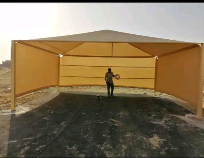 مشروع مظلات سيارات مميز