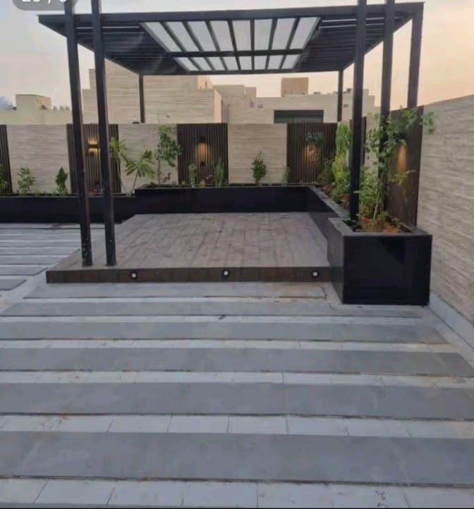 مشروع برجولات حديد مميز