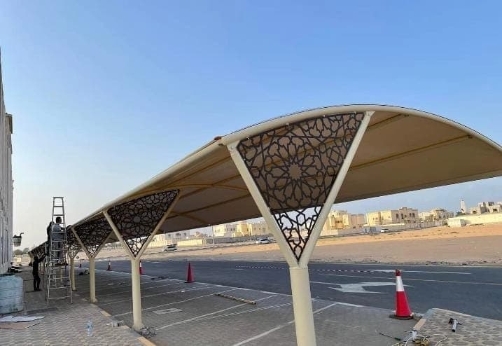 مشروع مظلات سيارات مميز