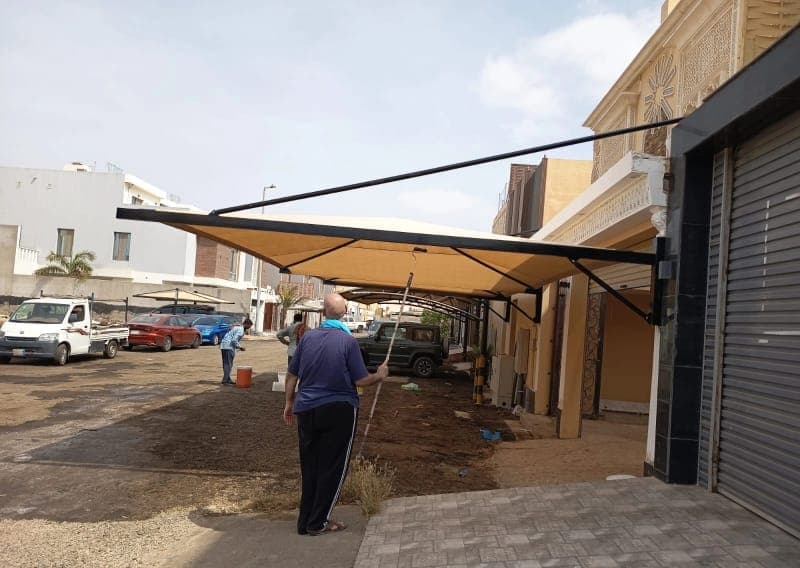 مشروع مظلات سيارات مميز