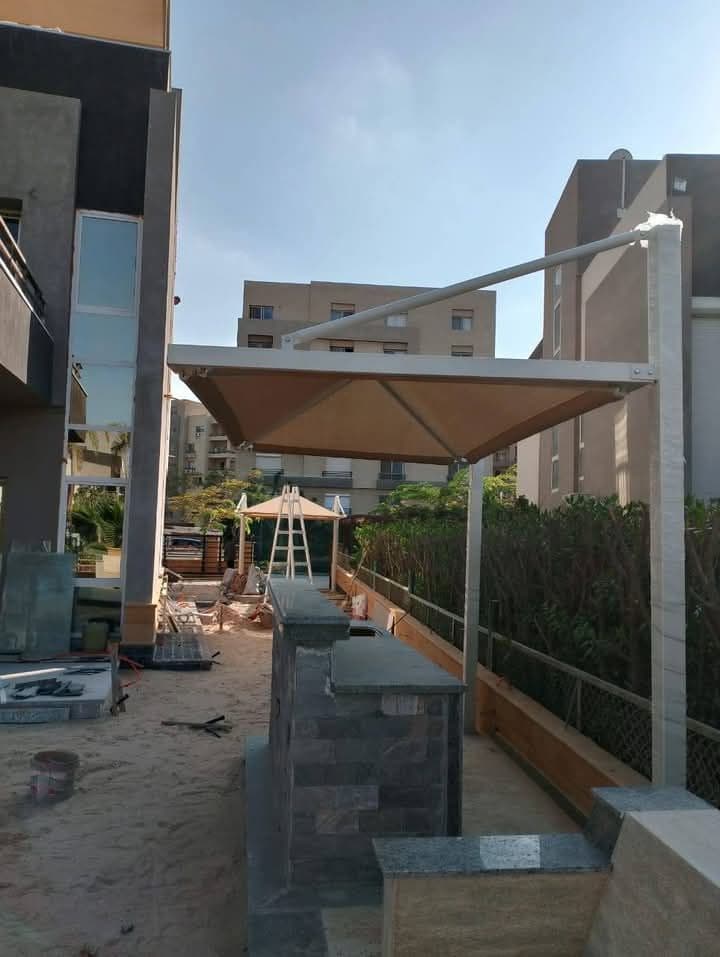 مشروع مظلات حدائق وجلسات مميز