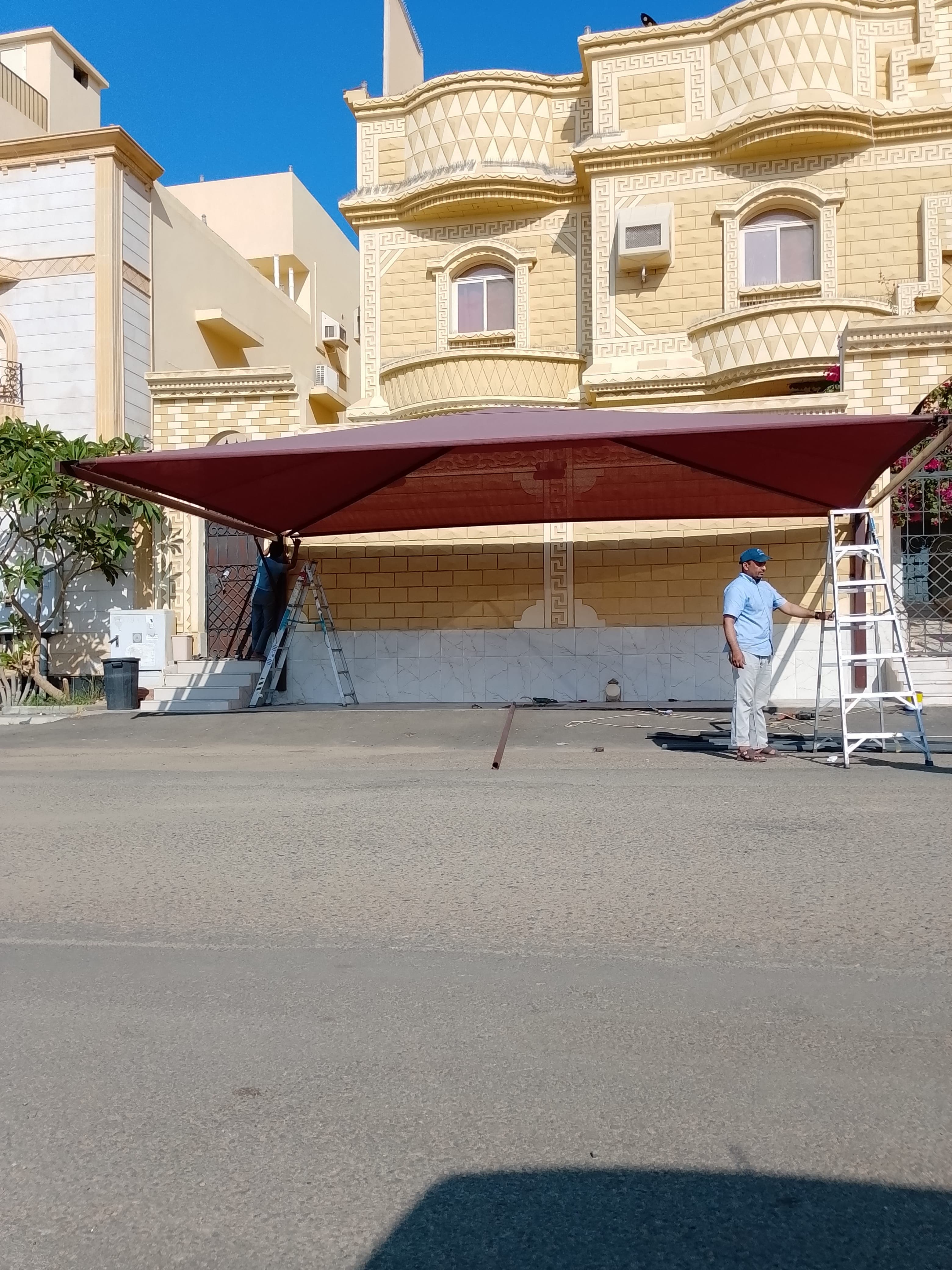 مشروع مظلات سيارات مميز