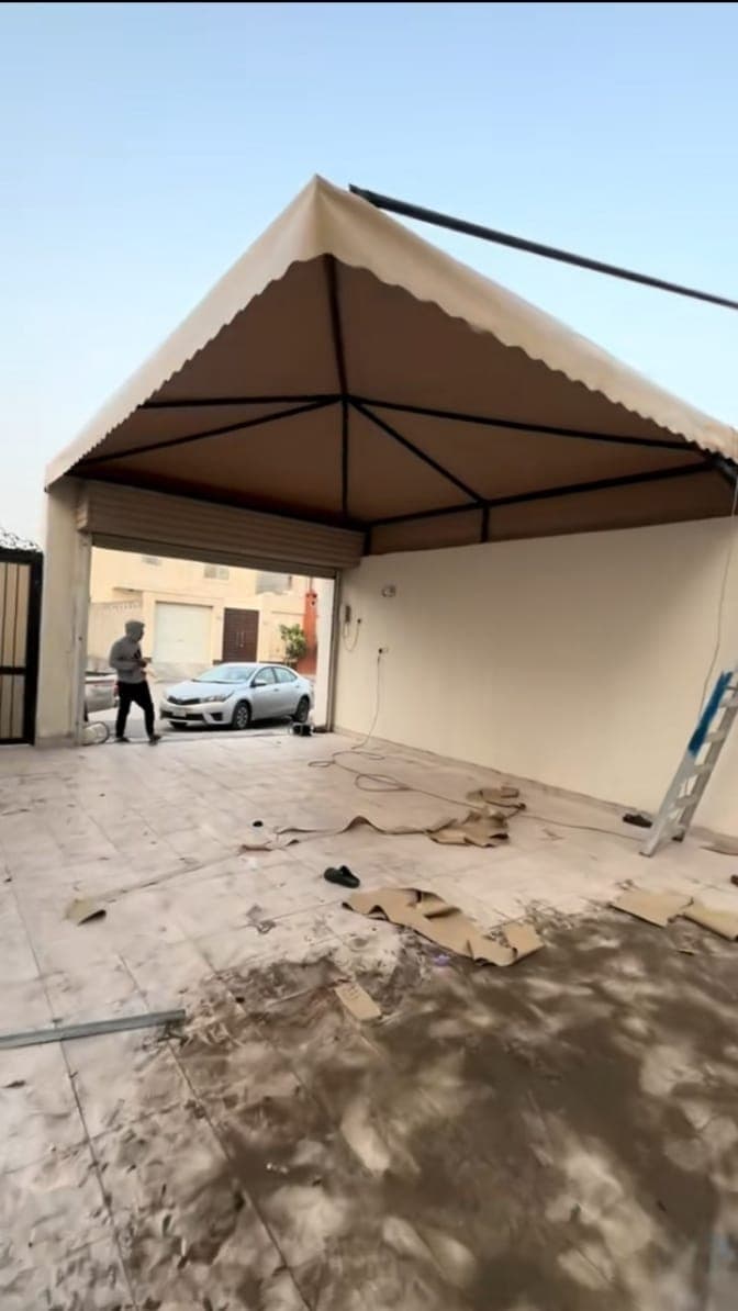 مشروع مظلات سيارات مميز