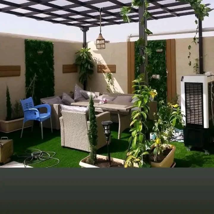 مشروع برجولات خشبية مميز