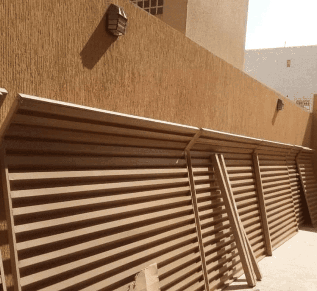 سواتر خشبية بتصميم عصري