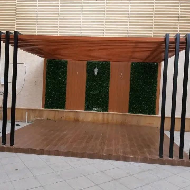 مشروع برجولات خشبية مميز