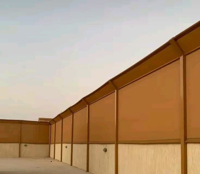 سواتر قماش هندسية فريدة