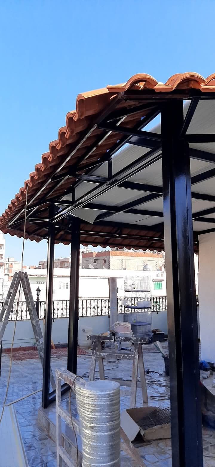 مشروع برجولات حديد مميز