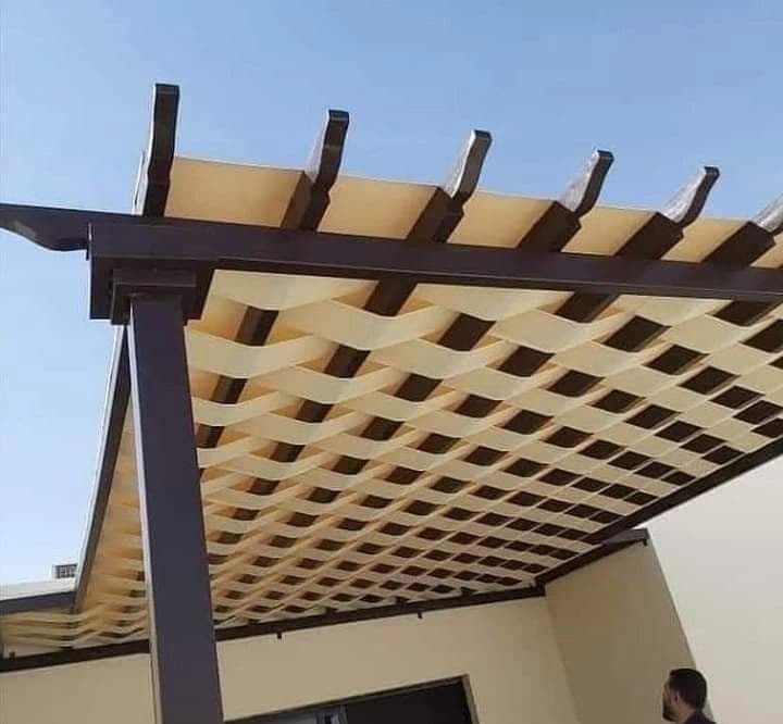 مشروع برجولات خشبية مميز