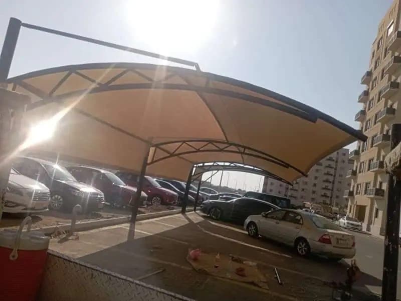 مشروع مظلات سيارات مميز