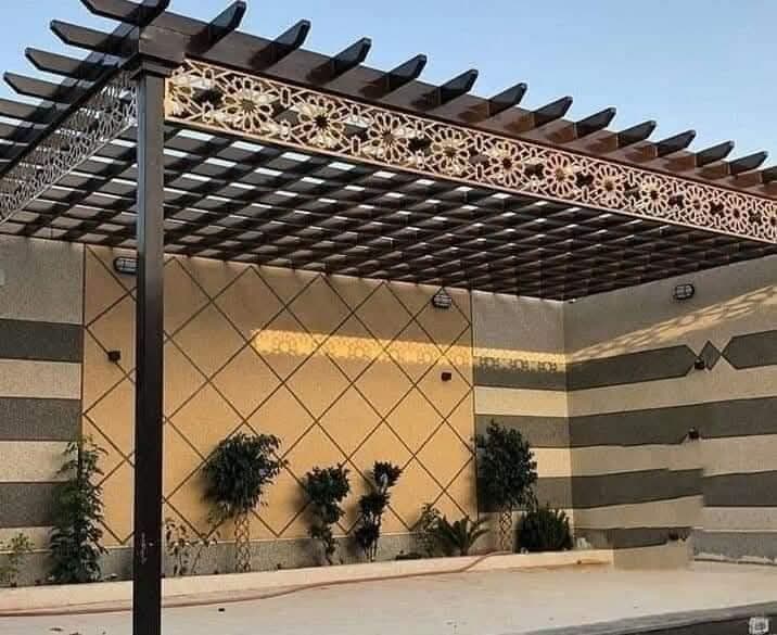 برجولات خشبية حديثة وفاخرة
