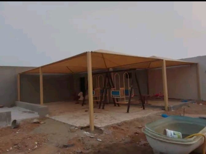 مشروع مظلات حدائق وجلسات مميز