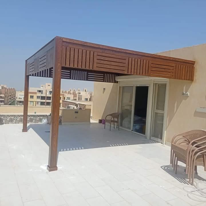 مشروع برجولات خشبية مميز