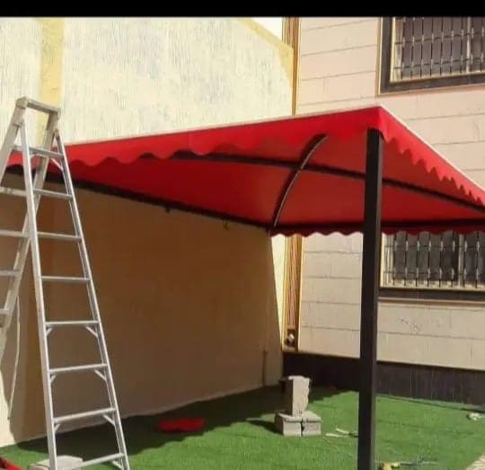 مشروع مظلات حدائق وجلسات مميز