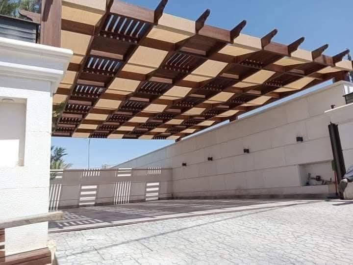 برجولات خشبية أنيقة ومميزة