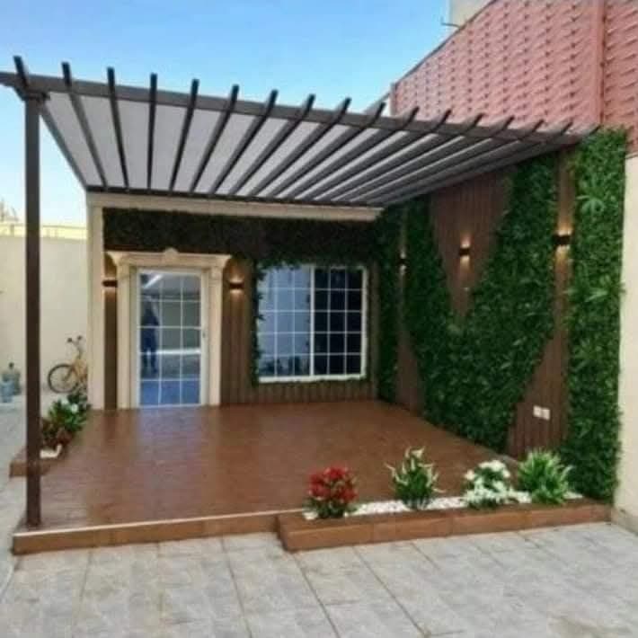 مشروع برجولات حديد مميز