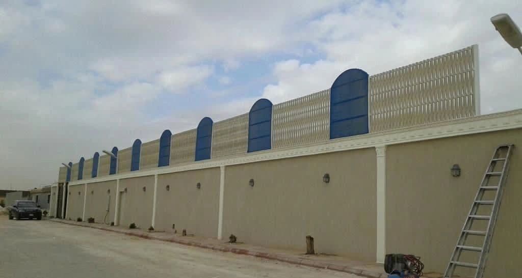مشروع سواتر حديد مجدول مميز