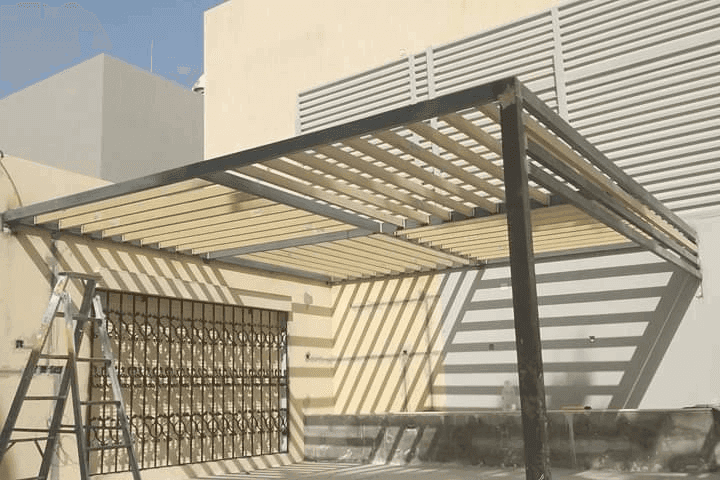 مشروع برجولات خشبية مميز