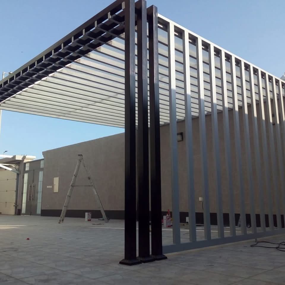 برجولات حديد بتصميم راقي