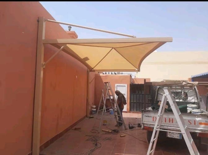 مشروع مظلات سيارات مميز
