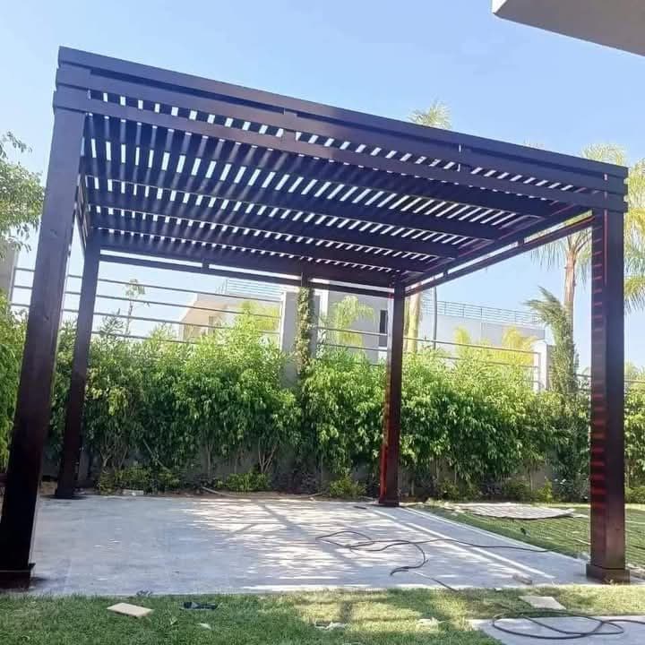 مشروع برجولات خشبية مميز