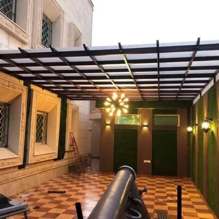 مشروع برجولات حديد مميز