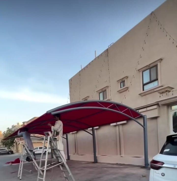 مشروع مظلات سيارات مميز