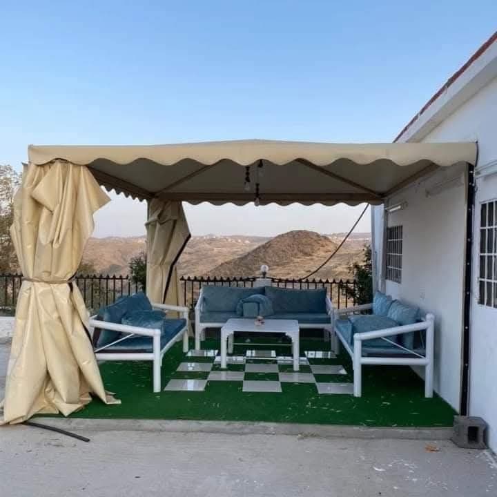 مشروع مظلات حدائق وجلسات مميز