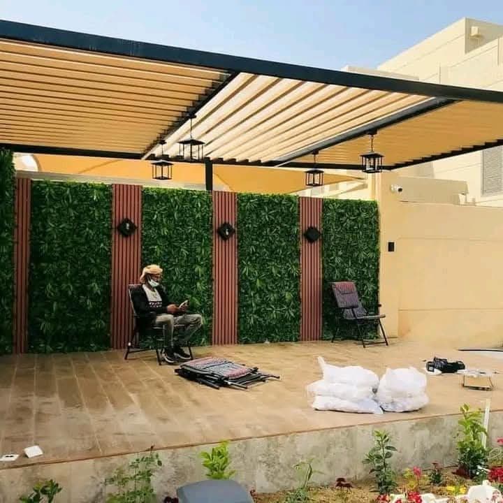 مشروع برجولات حديد مميز