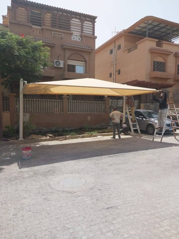 مشروع مظلات سيارات مميز
