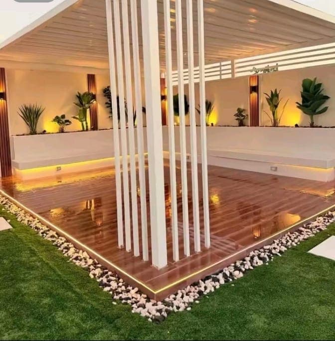 مشروع برجولات حديد مميز