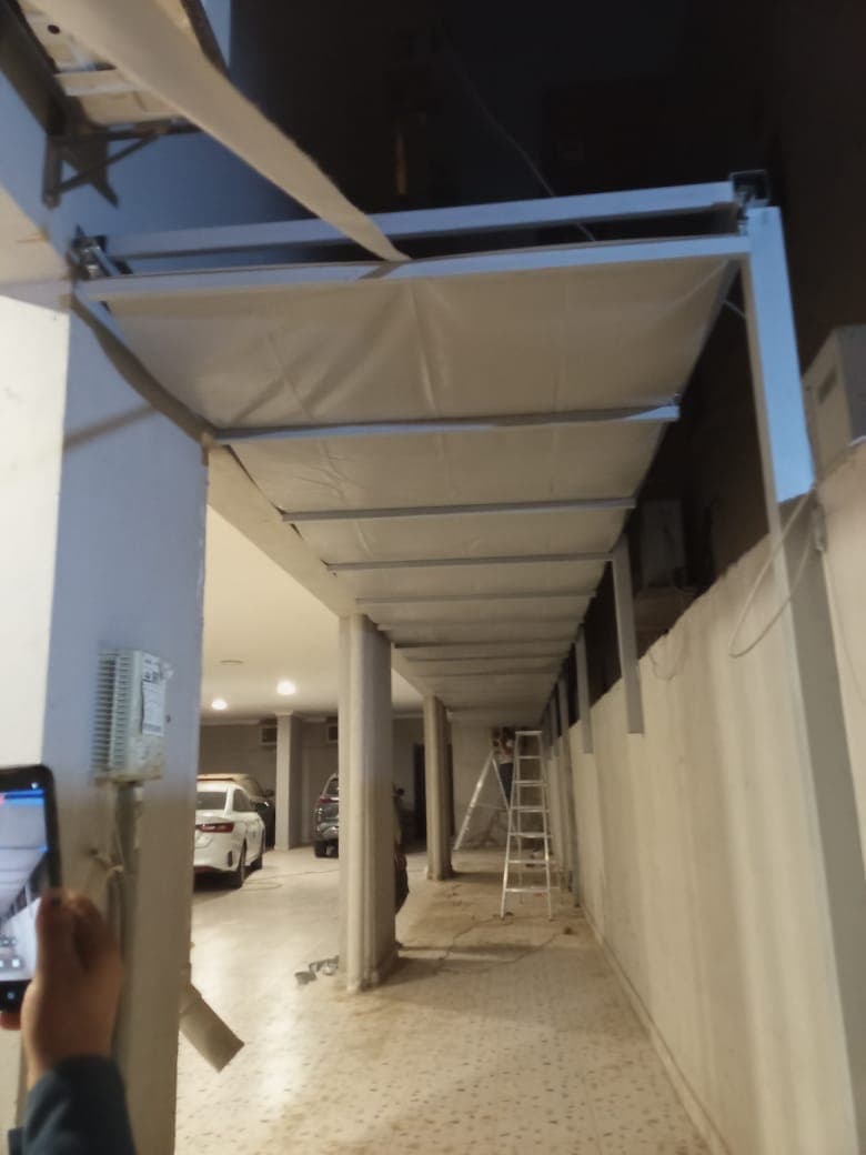 مشروع مظلات حدائق وجلسات مميز